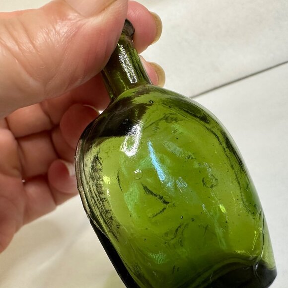 Antique Vtg Glass Apothecary Jaundice Bitters Bottles 1852 w/ Stoppers & Box - Picture 15 of 16